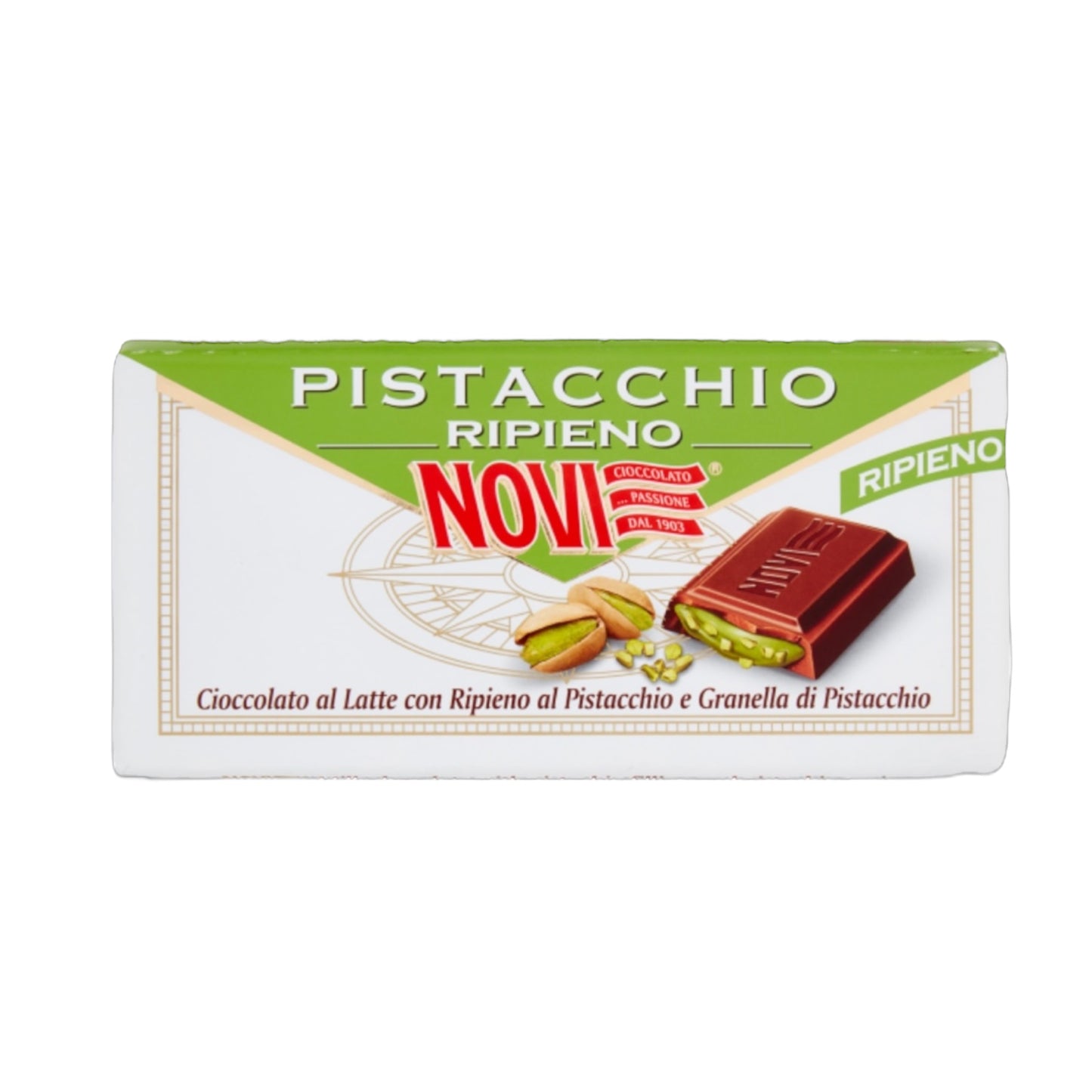 Novi - Tafelschokolade mit Pistazie - 105g