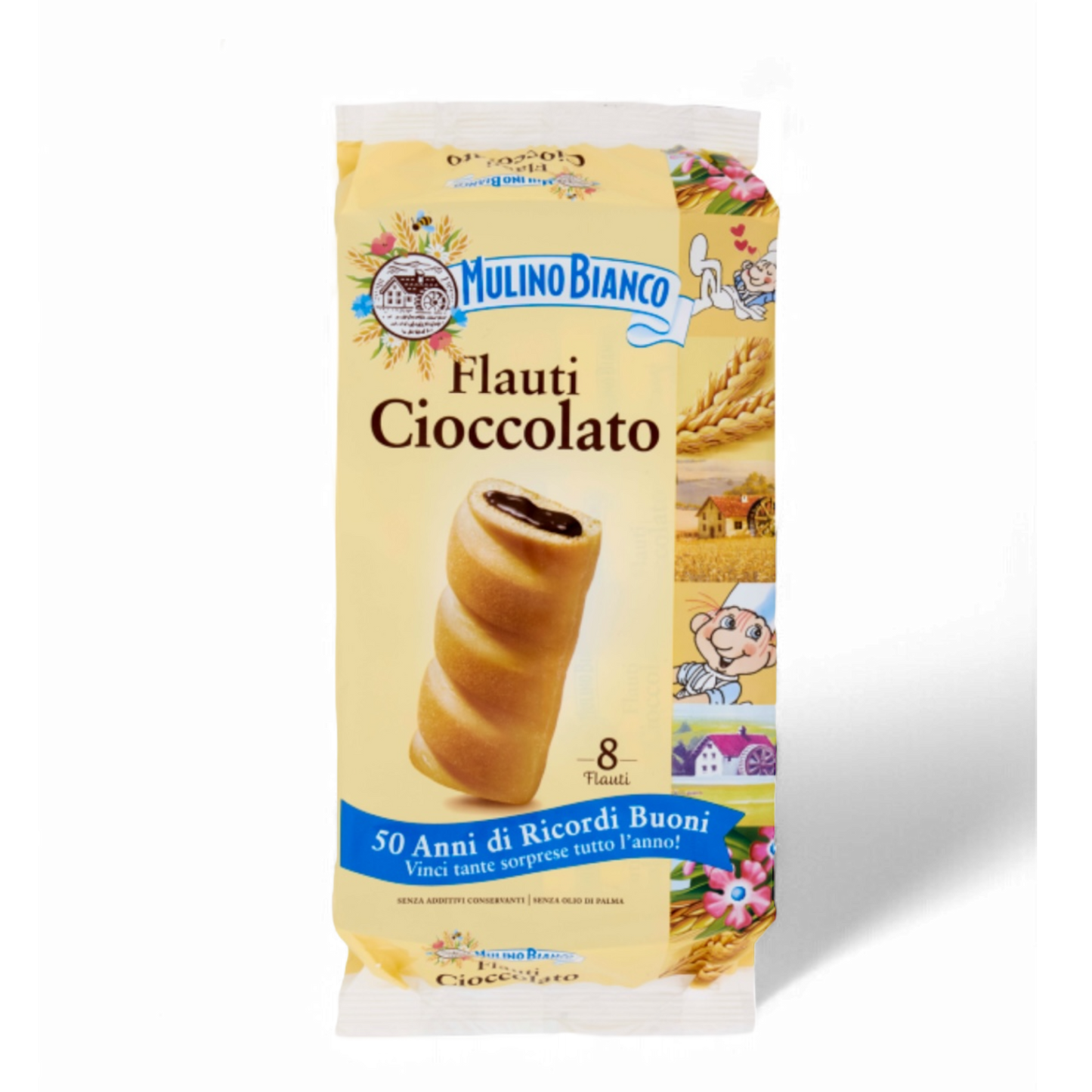 Mulino Bianco - Flauti mit Schokolade - 280g