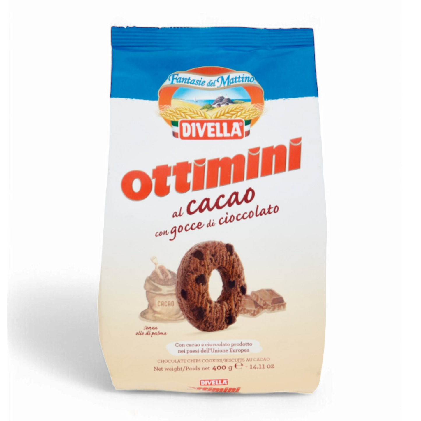 Divella - Ottimini Kakao Kekse - 400g