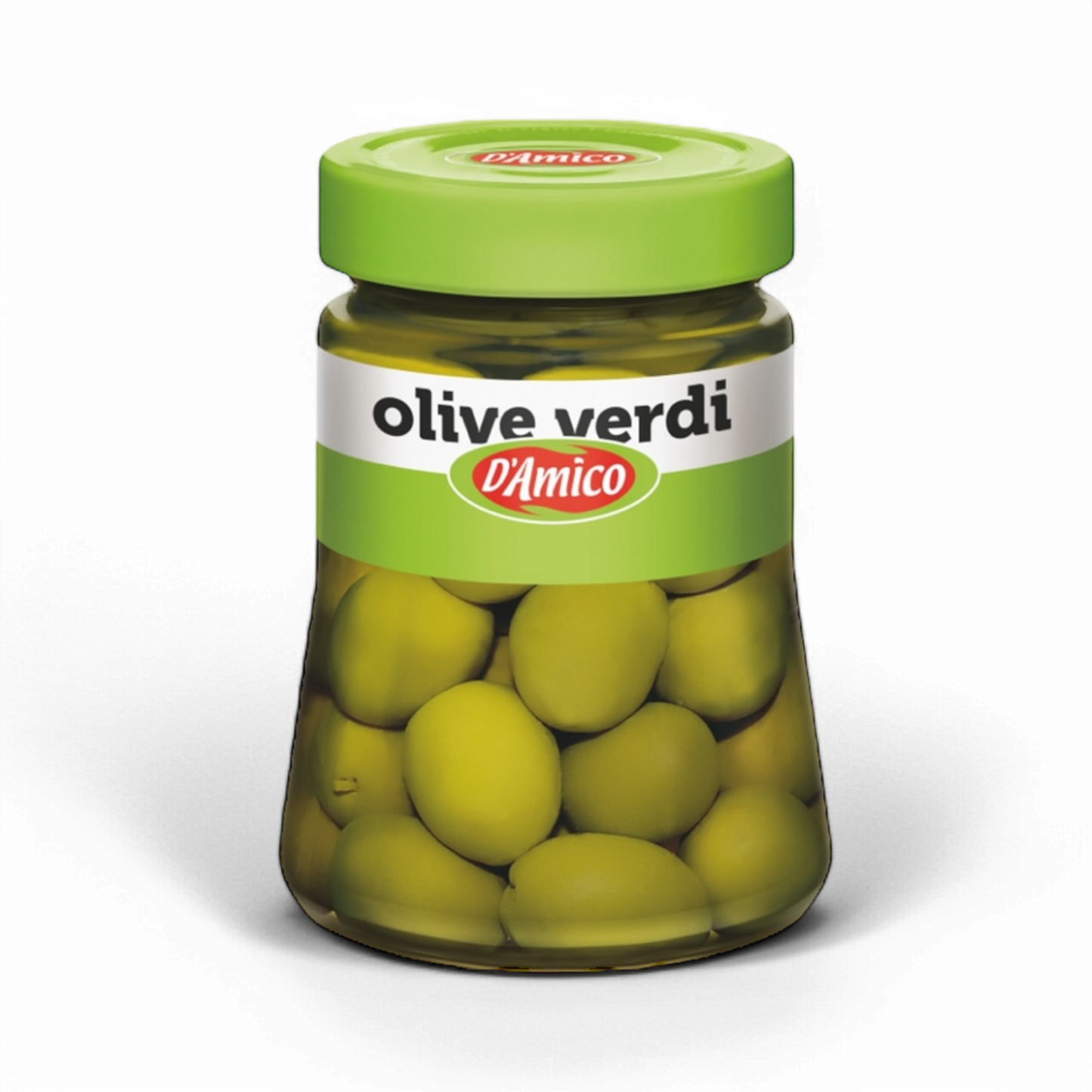 D'Amico - grüne Oliven mit Stein - 300g
