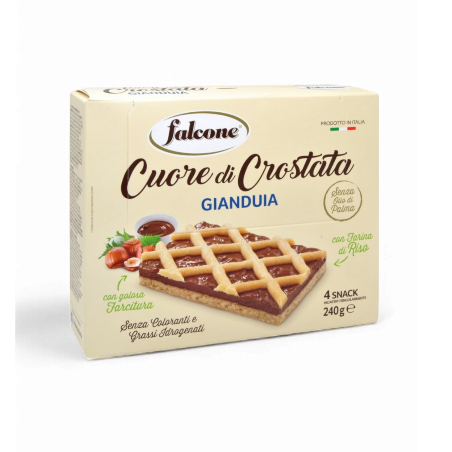 Falcone - Cuore di Crostata Gianduia - 240g