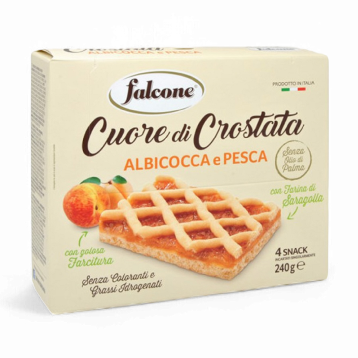 Falcone - Cuore di Crostata Aprikose und Pfirsich - 240g