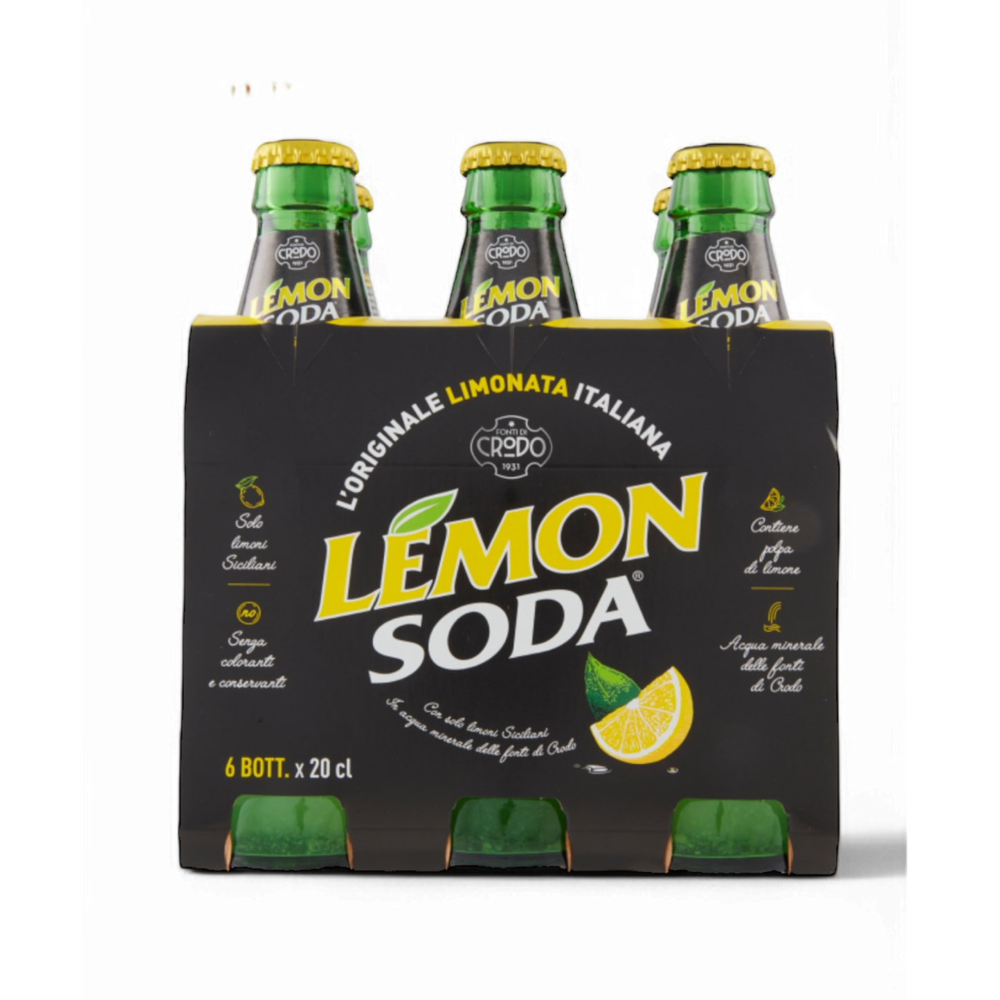 Crodo - Lemonsoda/Zitronenlimonade - 6x20cl
