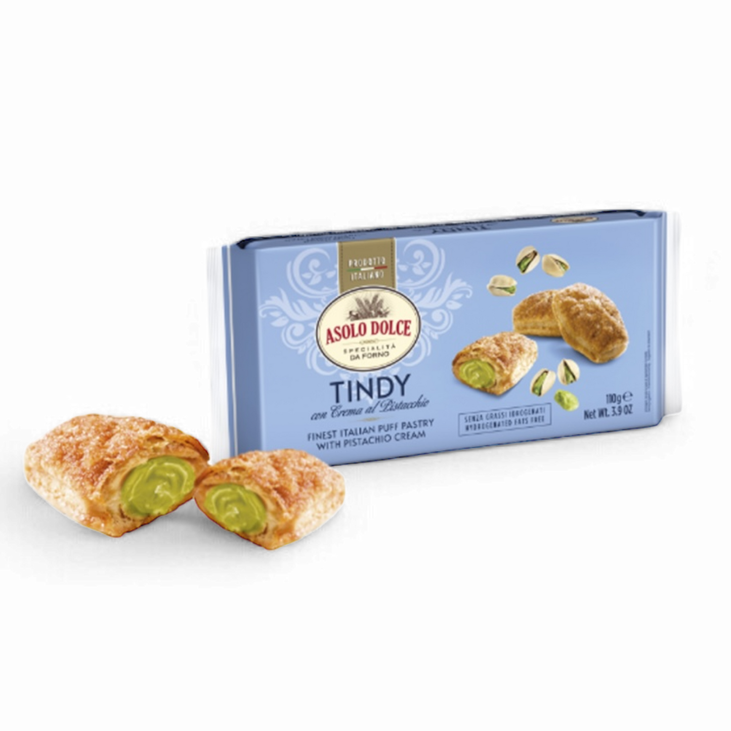 Asolo Dolce - Tindy mit Pistaziencreme - 110g