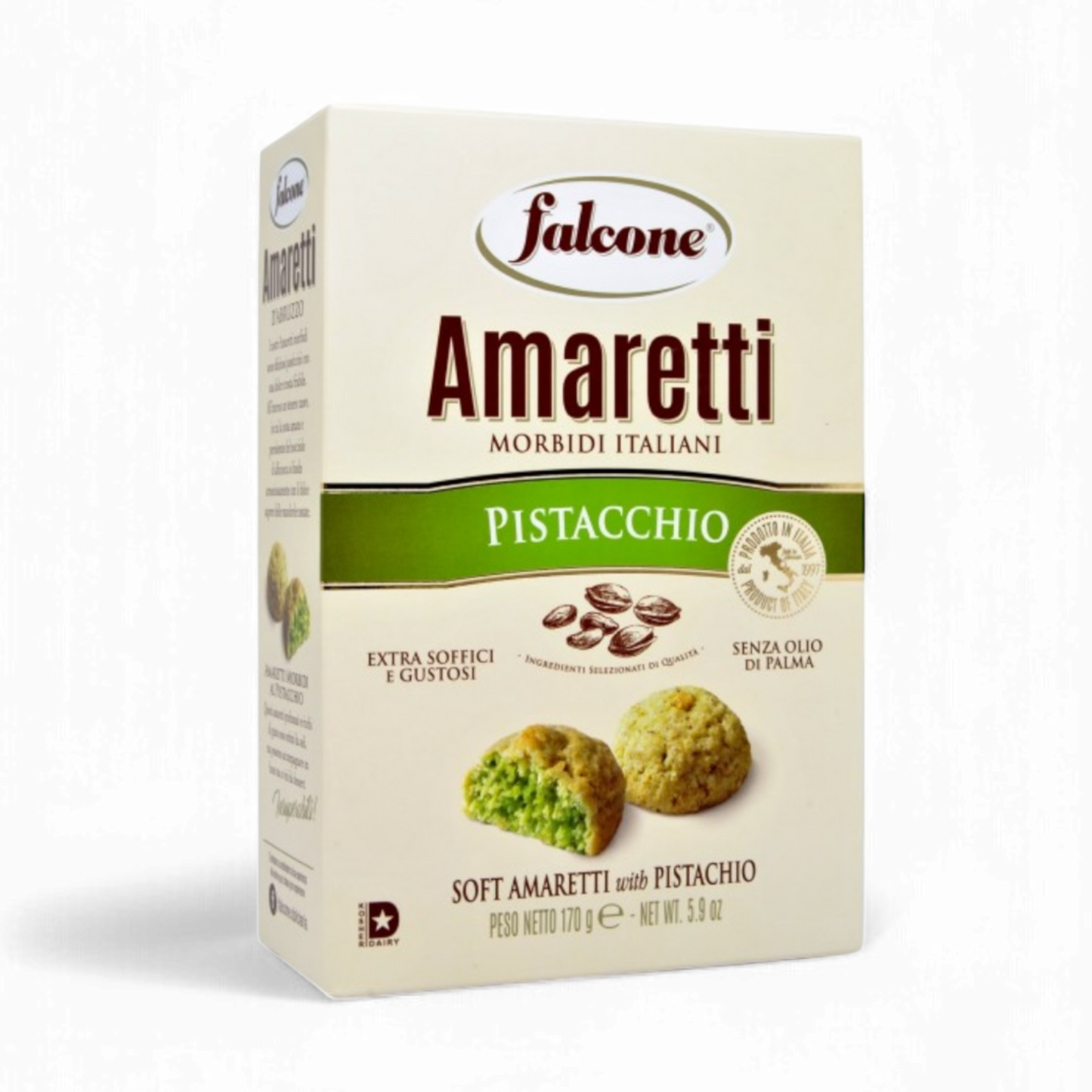Falcone - weiche Amaretti mit Pistazie - 170 g