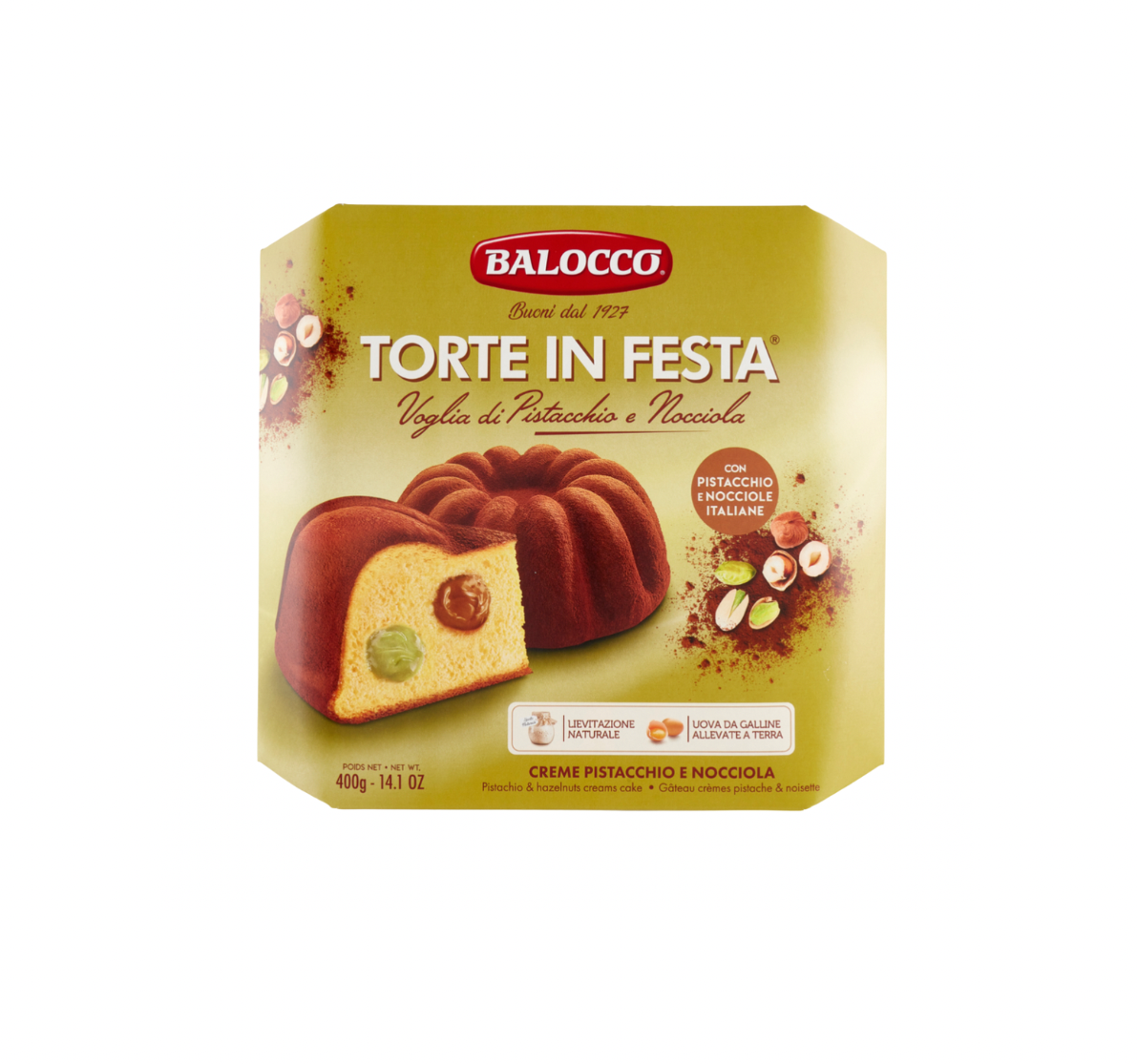Balocco - Torta in Festa Pistazie/Haselnuss - 400g