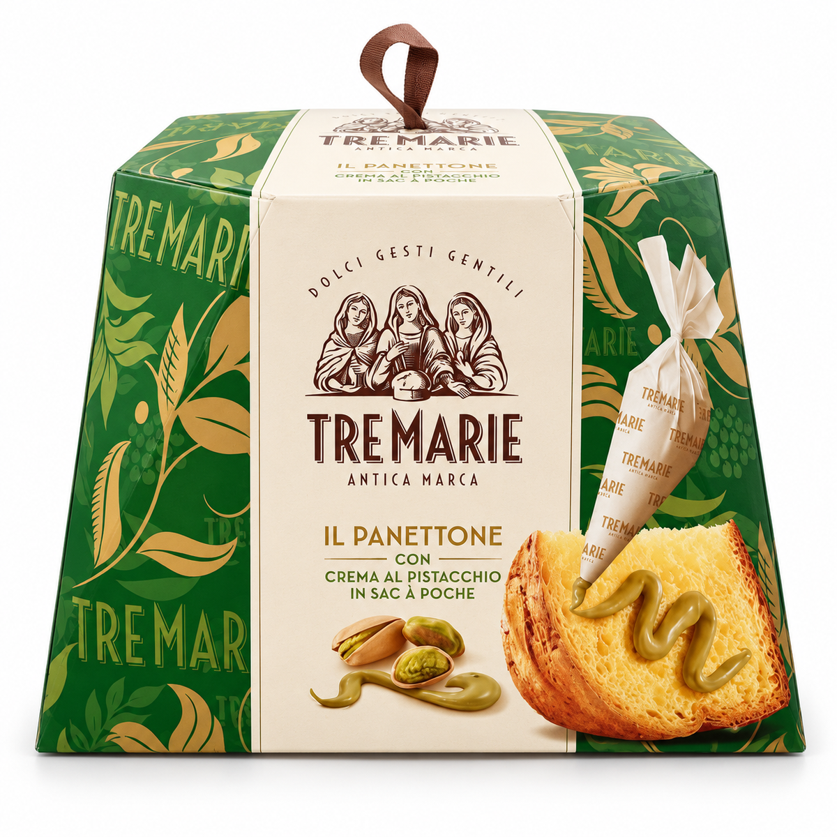 Tre Marie - Panettone mit Pistaziencreme – 950 g